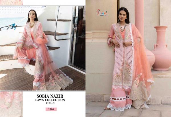 Shree Sobia Nazir Lawn Collection 8 Cotton Designer Pakistani Salwar Kameez